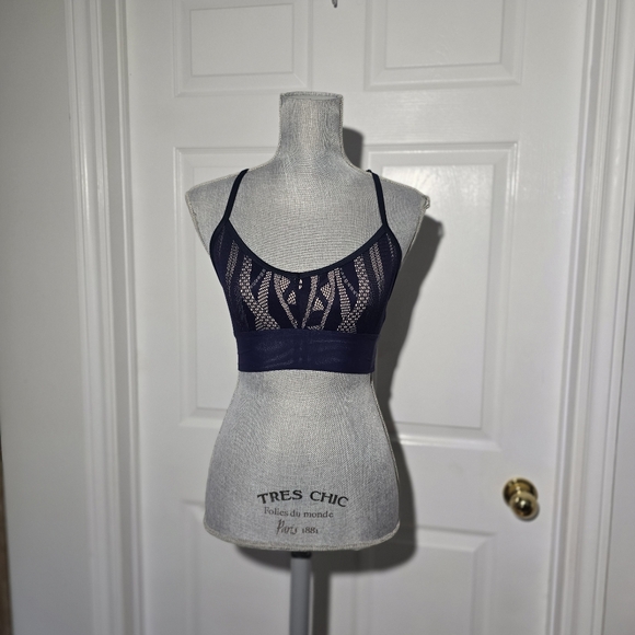 ALO Yoga Other - ALO Navy Lace-Detail Bralette - Unbranded